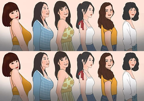 罩杯abcd怎么分大小水果形容ag罩杯图片