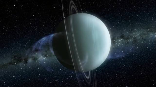 天王星和跟他十分类似的海王星的内部并没有金属核心