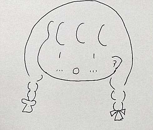 笔画简单网红数字简笔画抖音头像|火遍抖音的简笔画抖音简笔画女孩ins