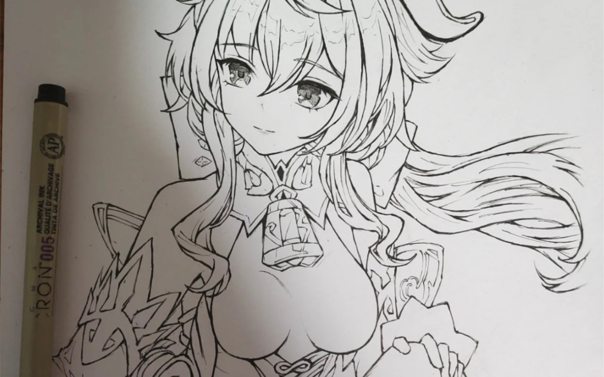 刚养几天的甘雨宝宝,双火2400 40/220 普攻天赋9 常驻出的阿莫斯 圣遗