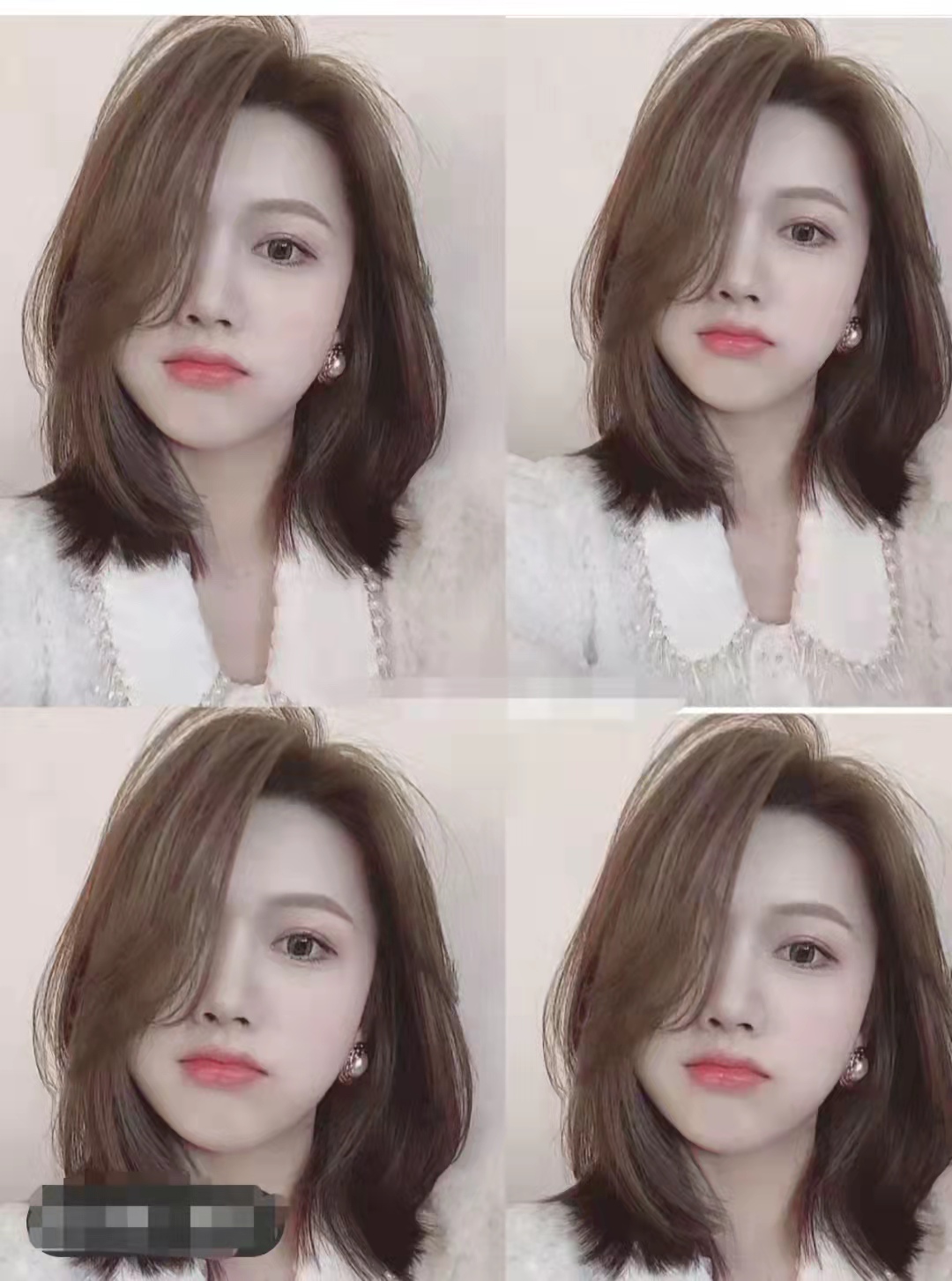 7款最新显脸小的发型_脸型_look_圆脸