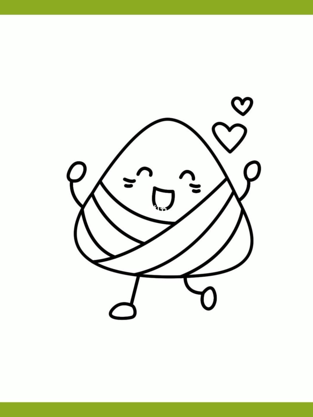 简笔画   #育儿   #粽子   #端午粽子   #端午节