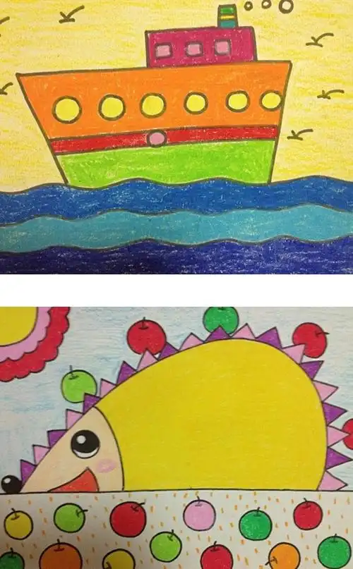 幼儿园儿童画的课程指导与范画欣赏