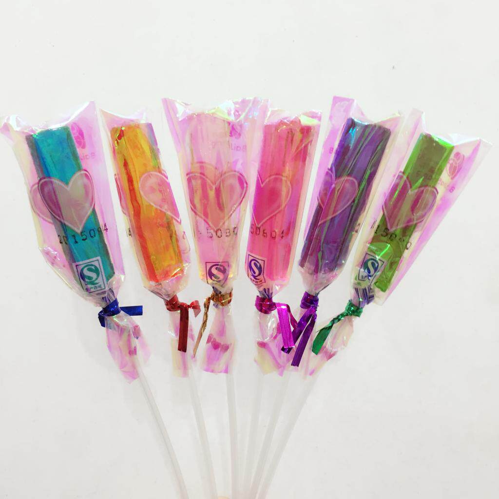 百嘉尚 长杆金条棒棒糖 创意可爱糖果 长棒花束 圣诞节儿童节糖果