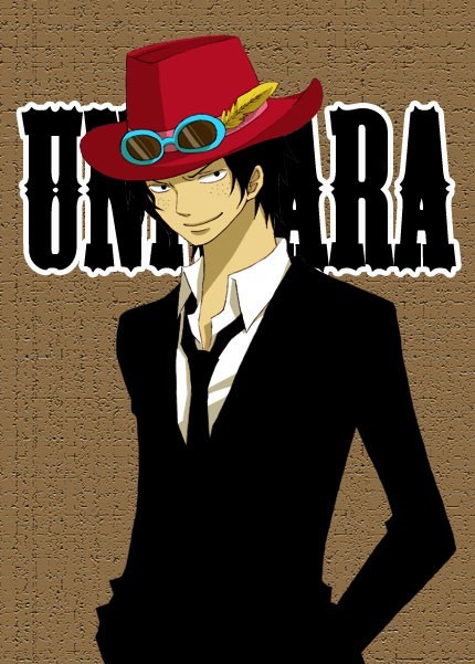 海贼王艾斯穿西装图片