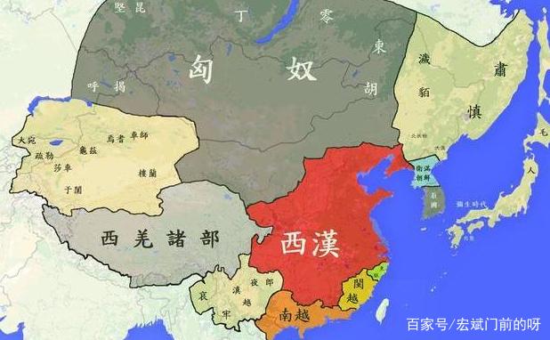 汉朝疆域图
