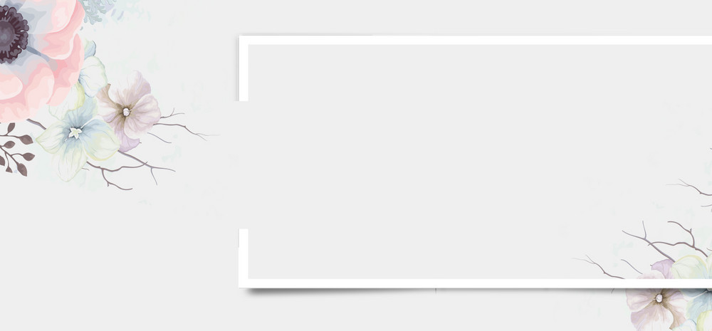 简洁小清新背景