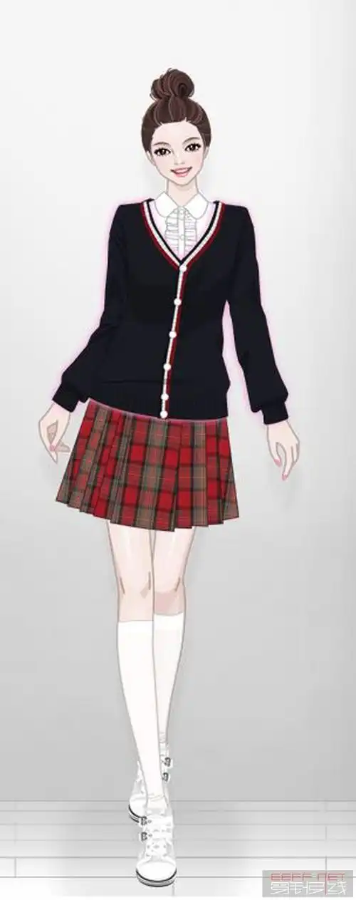 制服设计q版校服都是最新款的