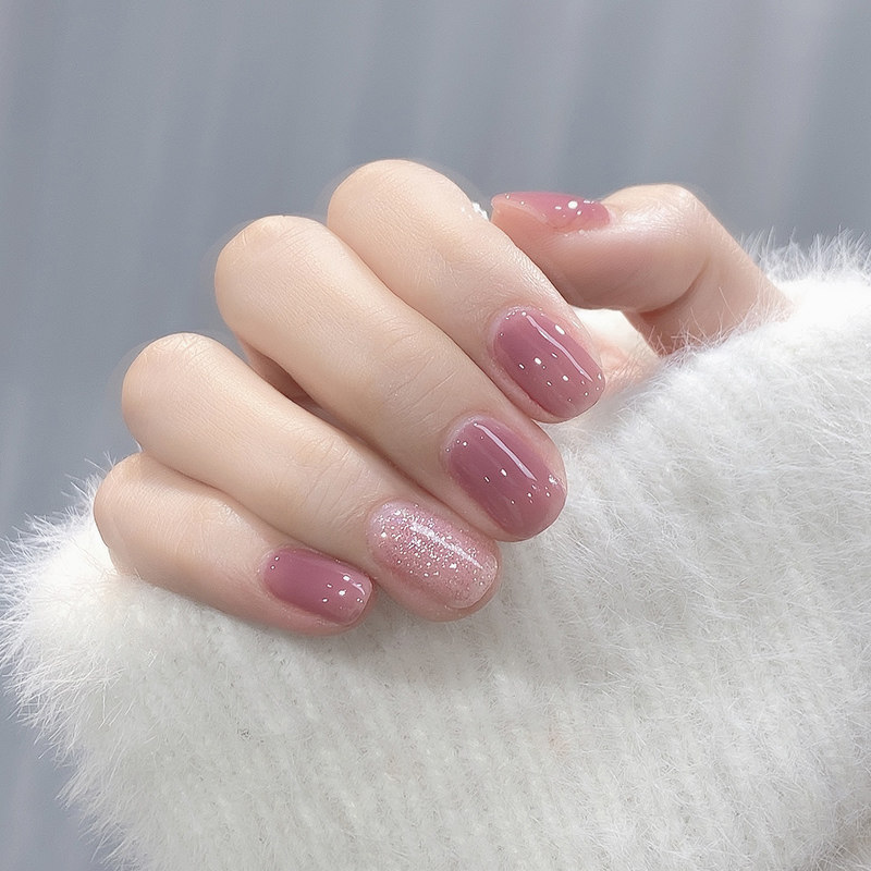 2021年新款指甲油夏天持久冰透果冻裸色甲油网红指甲彩妆