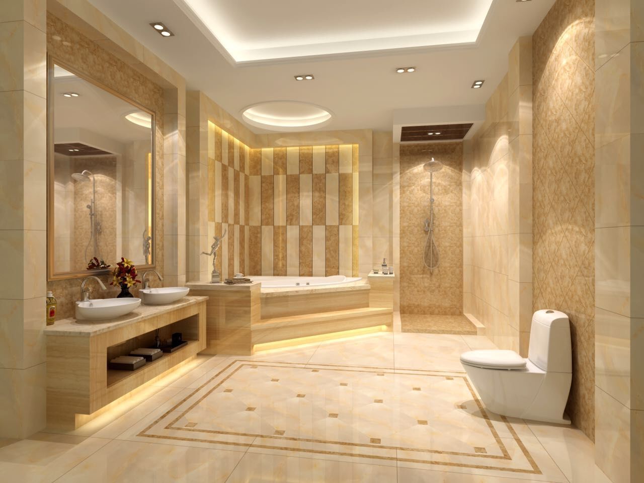 诺贝尔地砖 时尚简约客厅卧室书房厨房地砖大面铺贴