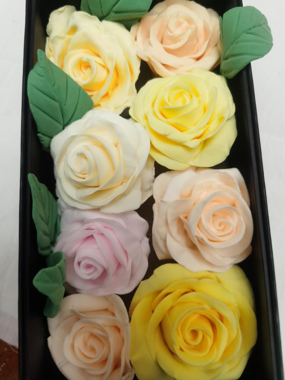 粘土玫瑰第一次做还挺满意的