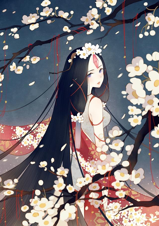 古风插画在她笔下变得可爱又梦幻,漫画里果然都是俊男美女小可爱