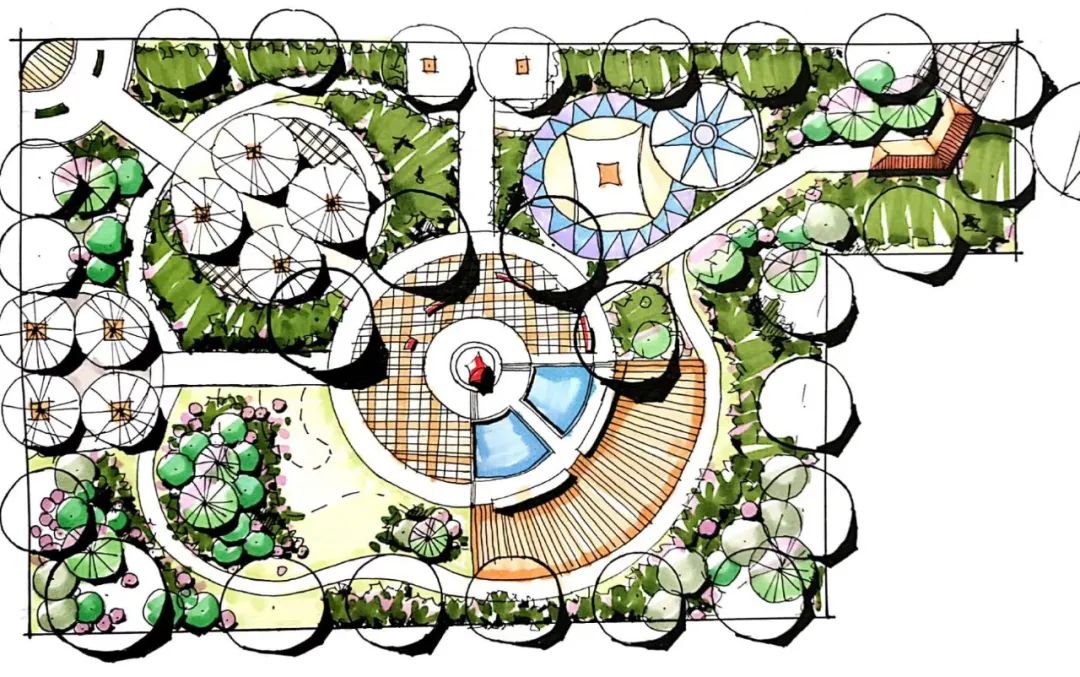 大禹手绘|园林景观快题学生作品(三)