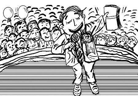 唱歌表演的简笔画唱歌音乐会以及各种乐器简笔画大全演唱会观众背影简