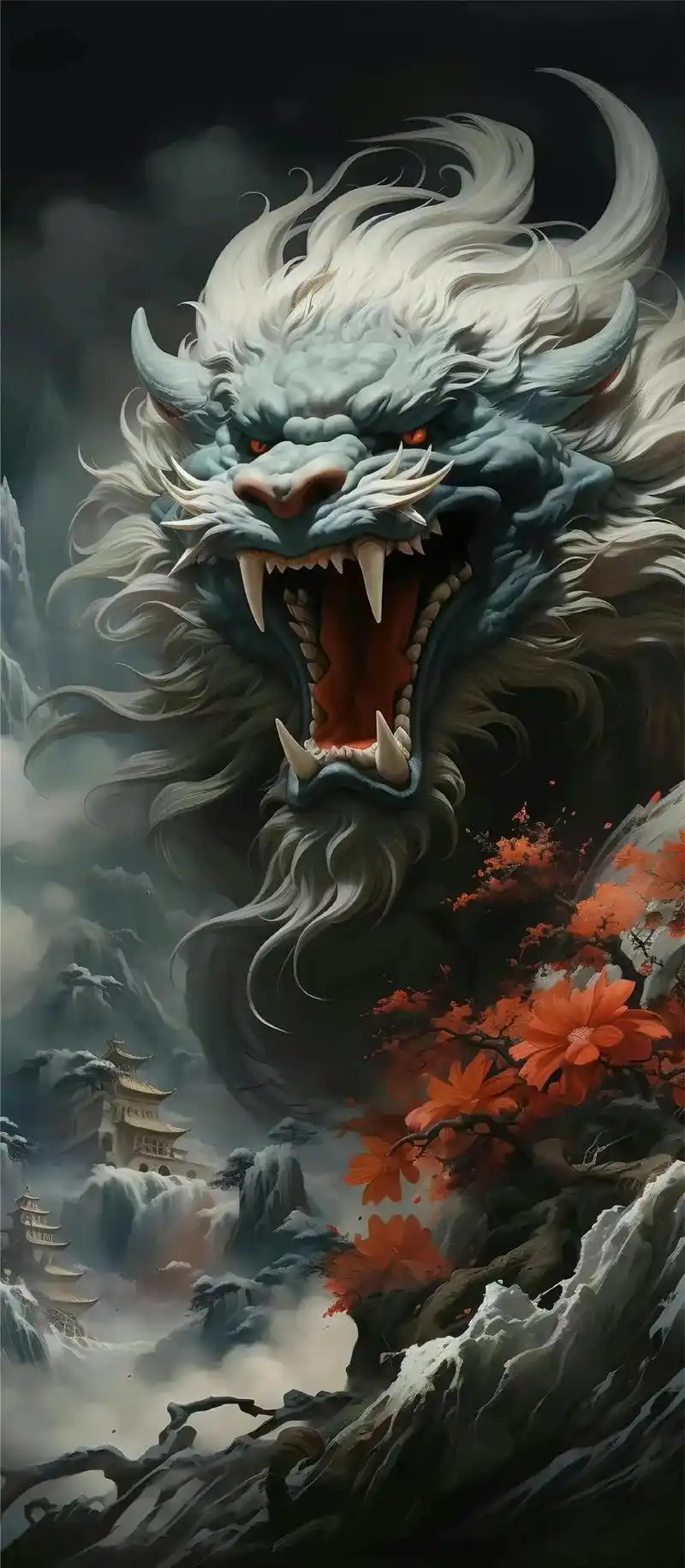 无水印壁纸.拿走不谢#上古神兽 #神龙 #飞龙在天 #真龙大 - 抖音