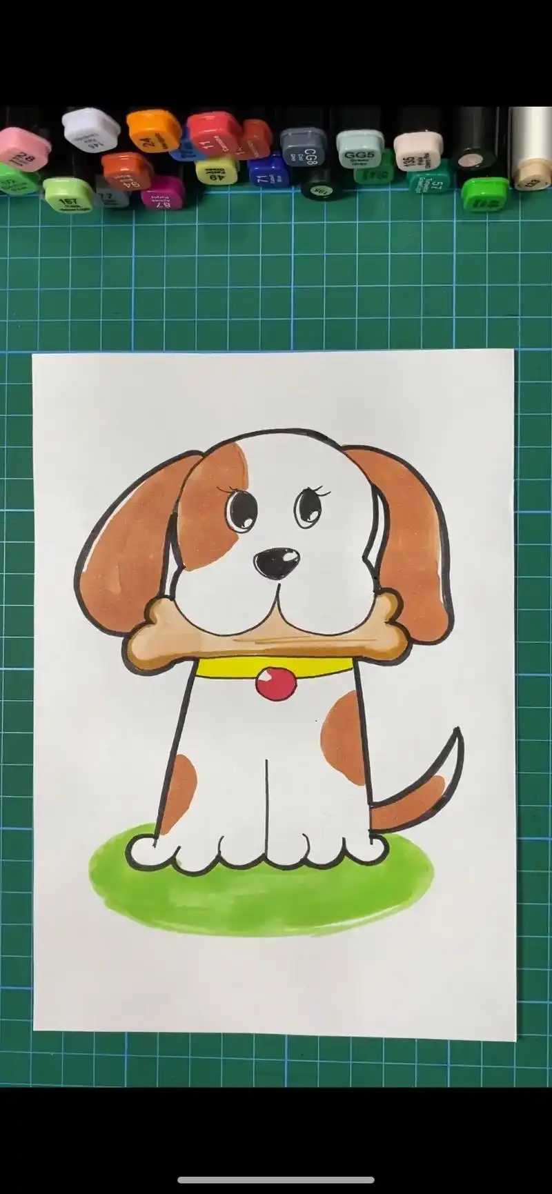 这样画小狗是不是很简单