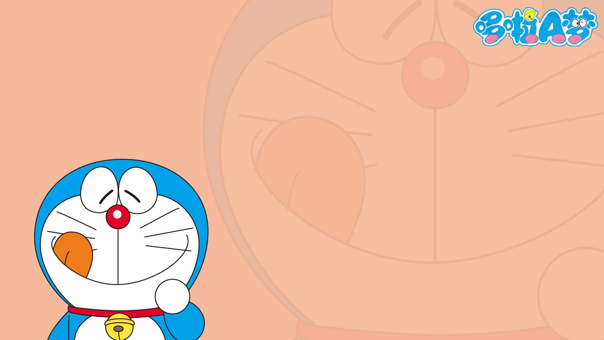 哆啦a梦可爱卡通形象高清桌面壁纸高清大图预览1920x1200_卡通动漫