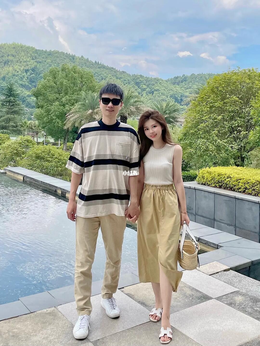 178&163情侣穿搭| 有你在就是幸福的模样_情侣穿搭_ootd_穿搭