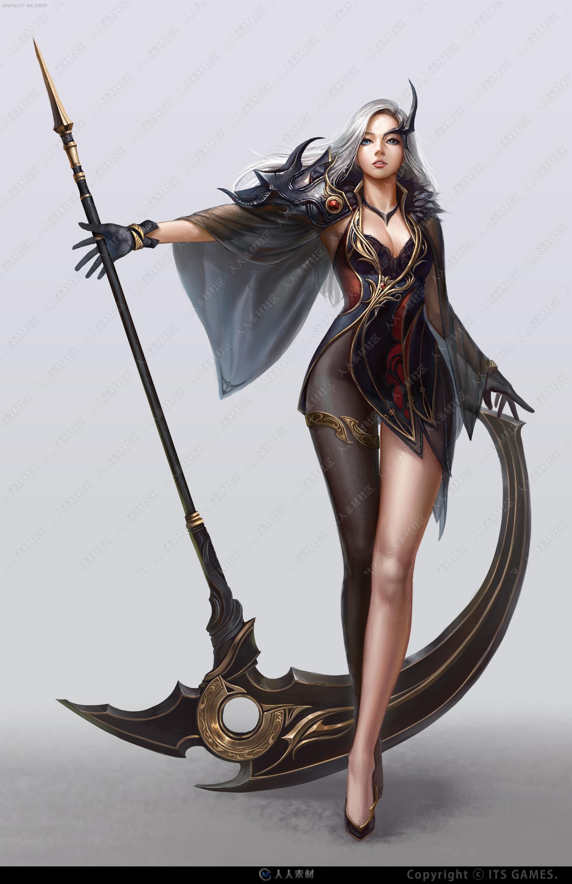 日韩风画师taekwon kim(a-rang)cg作品原画插画