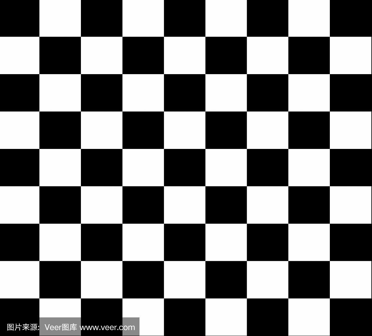 黑白方格图案