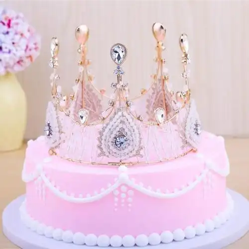 公主皇冠生日蛋糕图片 小公主蛋糕图片