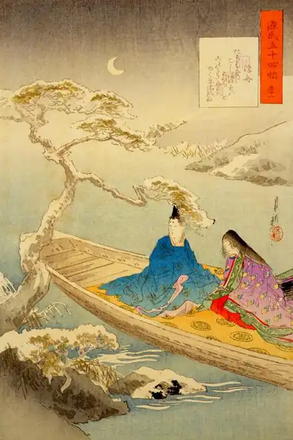 "之后,mii说今年寒假她要认真读一遍《源氏物语》,读完