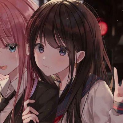 qq动漫姐妹头像