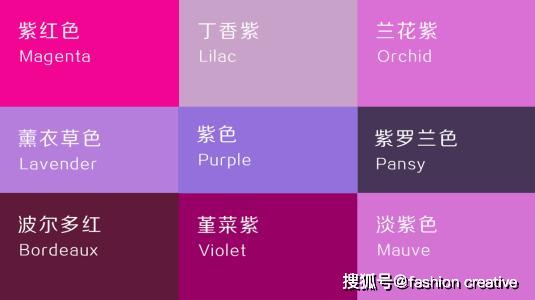 几招服装色彩搭配学,给你带来更多的新鲜感!_紫色