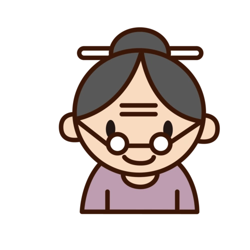 简约奶奶头像图片