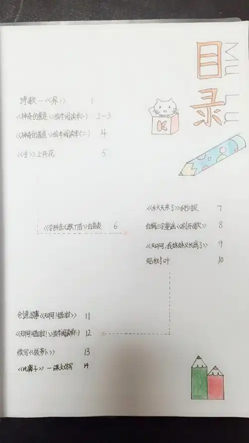 用心制作的作业目录