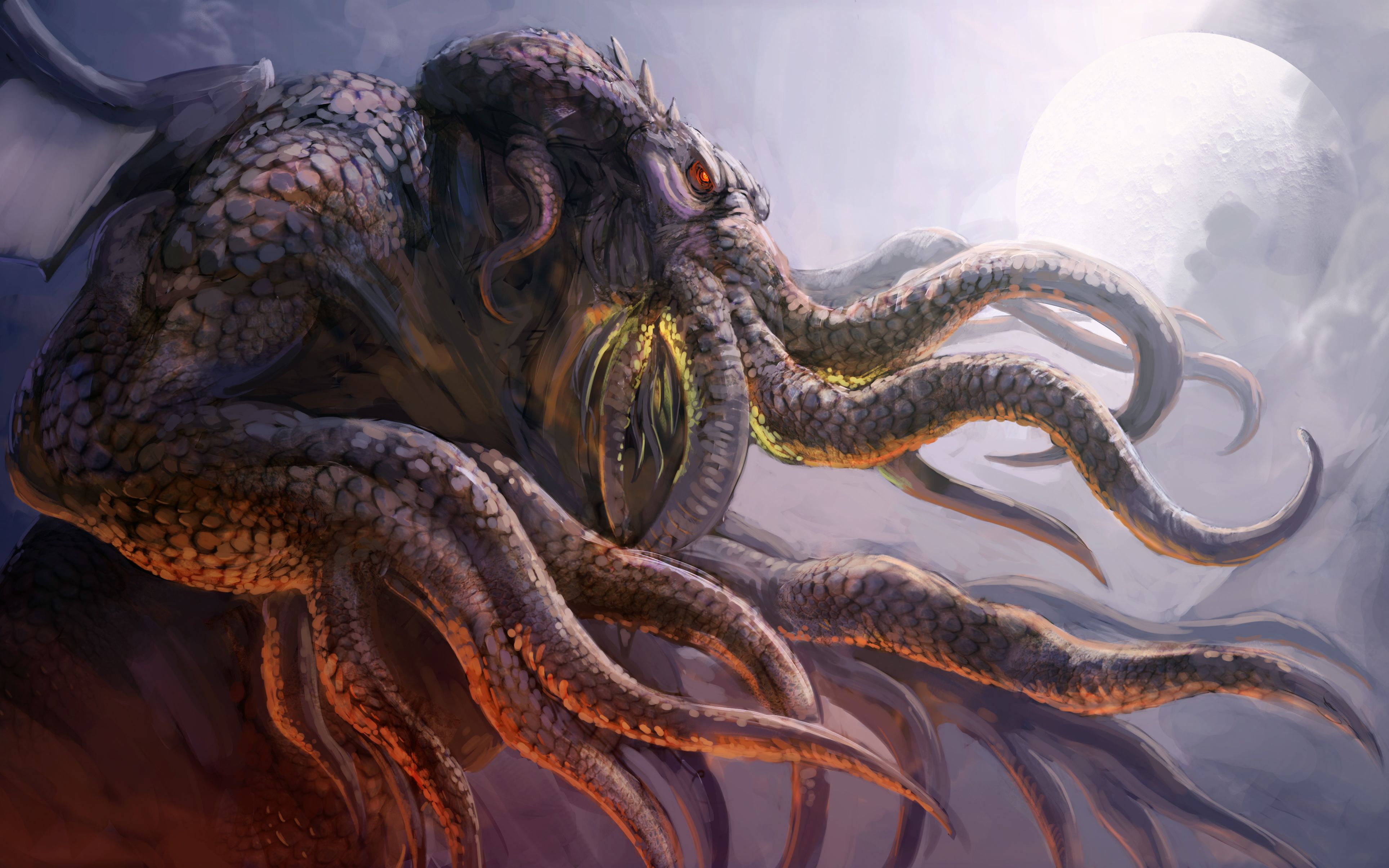 克苏鲁的呼唤2如高山般的巨型触手怪物