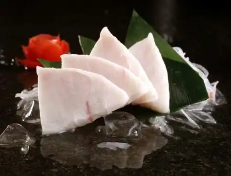 白金枪鱼刺身图片