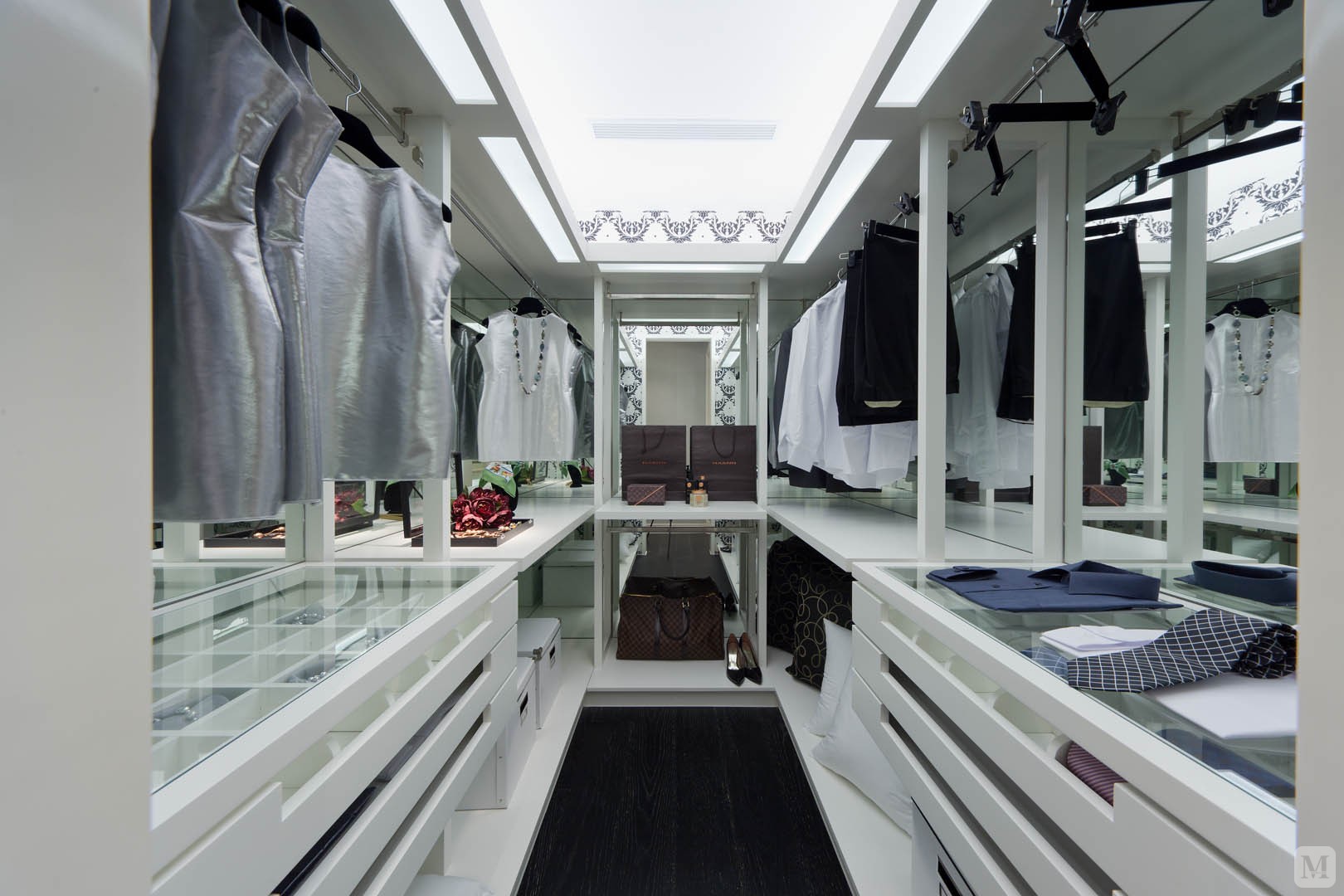 简欧衣帽间衣柜装修效果图