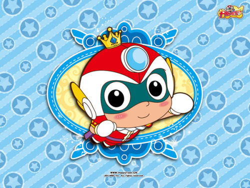 开心超人的图片