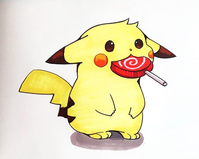 接下来我们就一起开画可爱的皮卡丘吧!