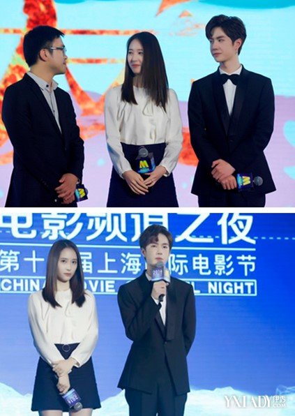 【图】郑秀晶亮相频道之夜 携手王一博组成长腿cp