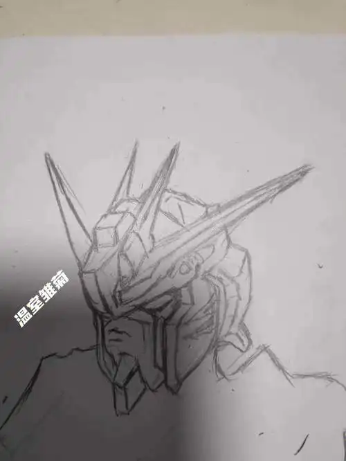 第一次画高达,欢迎提意见,不喜勿喷#笔记灵感  #高达 @画不完的 z