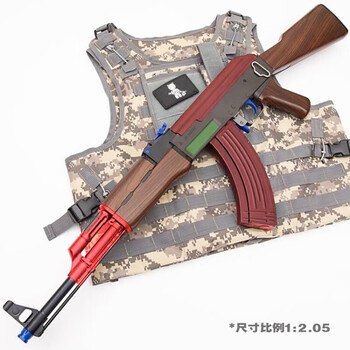 印途仁祥ak47102尼龙电动连发军典ak玩具枪74u升级ak泽宁特突击步抢