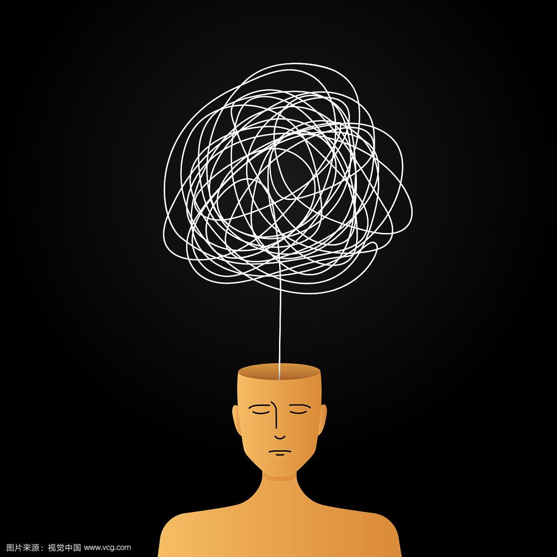 复杂抽象的头脑,空洞的头脑,凌乱的头脑