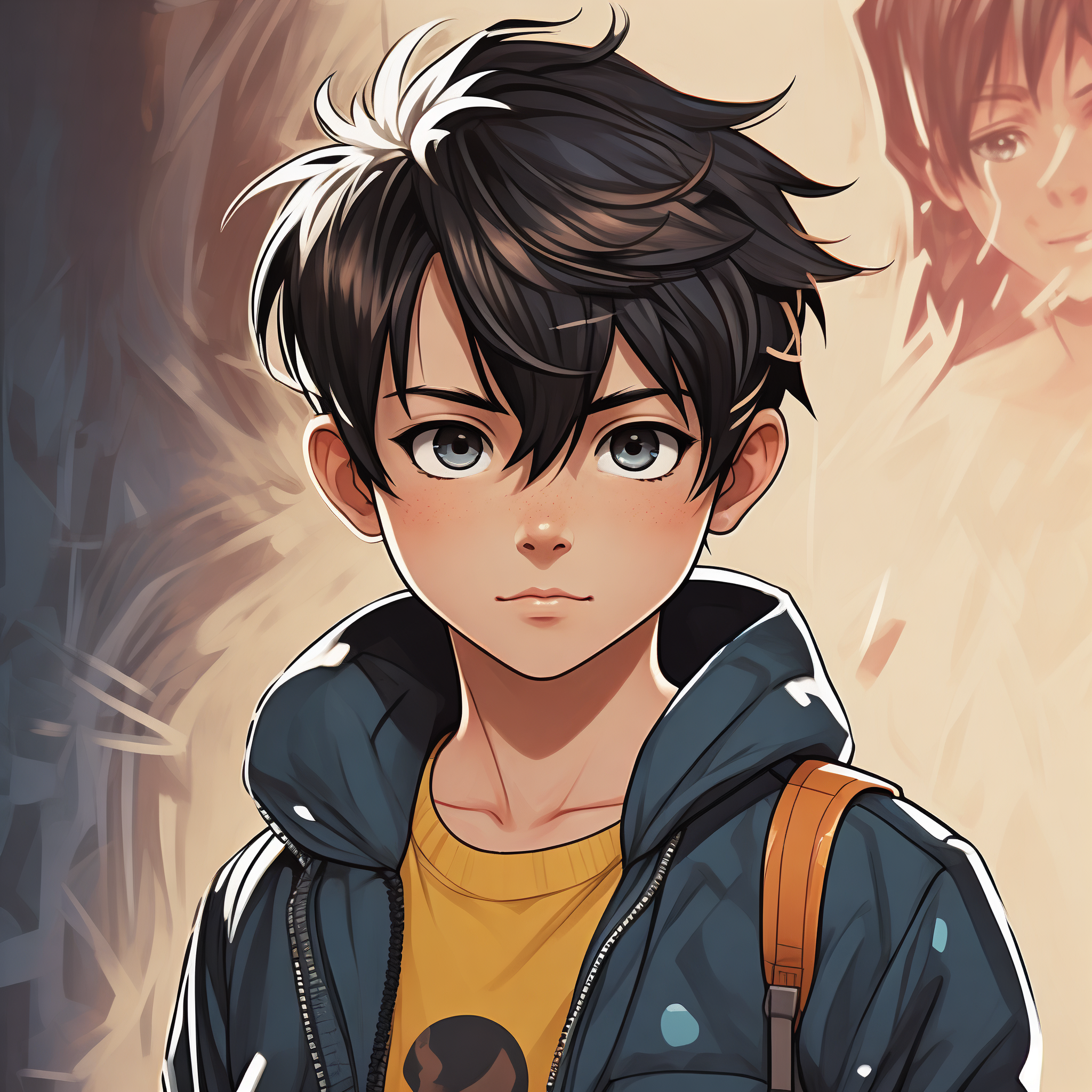 超帅气小男孩卡通头像90 超好看的小男孩卡通头像,每张都好帅气,快