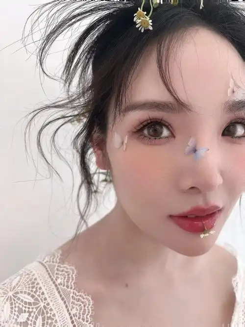 怼脸自拍夏日清新妆容