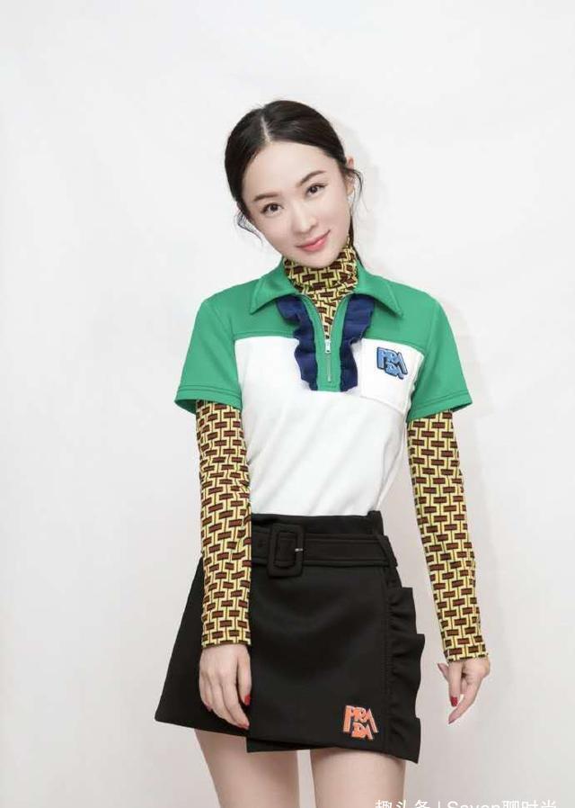 霍思燕真是嫁给了"幸福",39岁活出了18岁,高马尾模样也太美了_款式