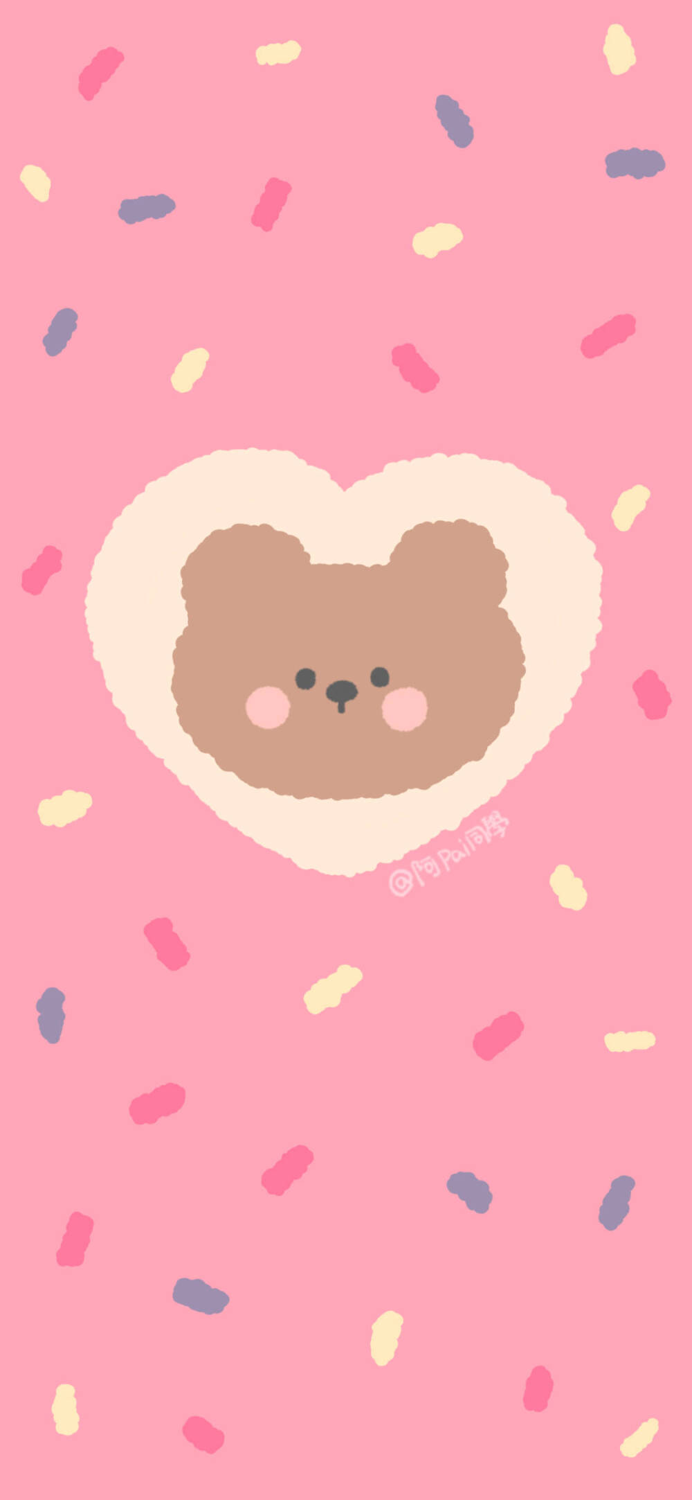 手机壁纸小熊可爱壁纸by初见你497