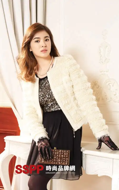宋慧乔代言秋水伊人2012冬款女装广告 秋水伊人女装图片