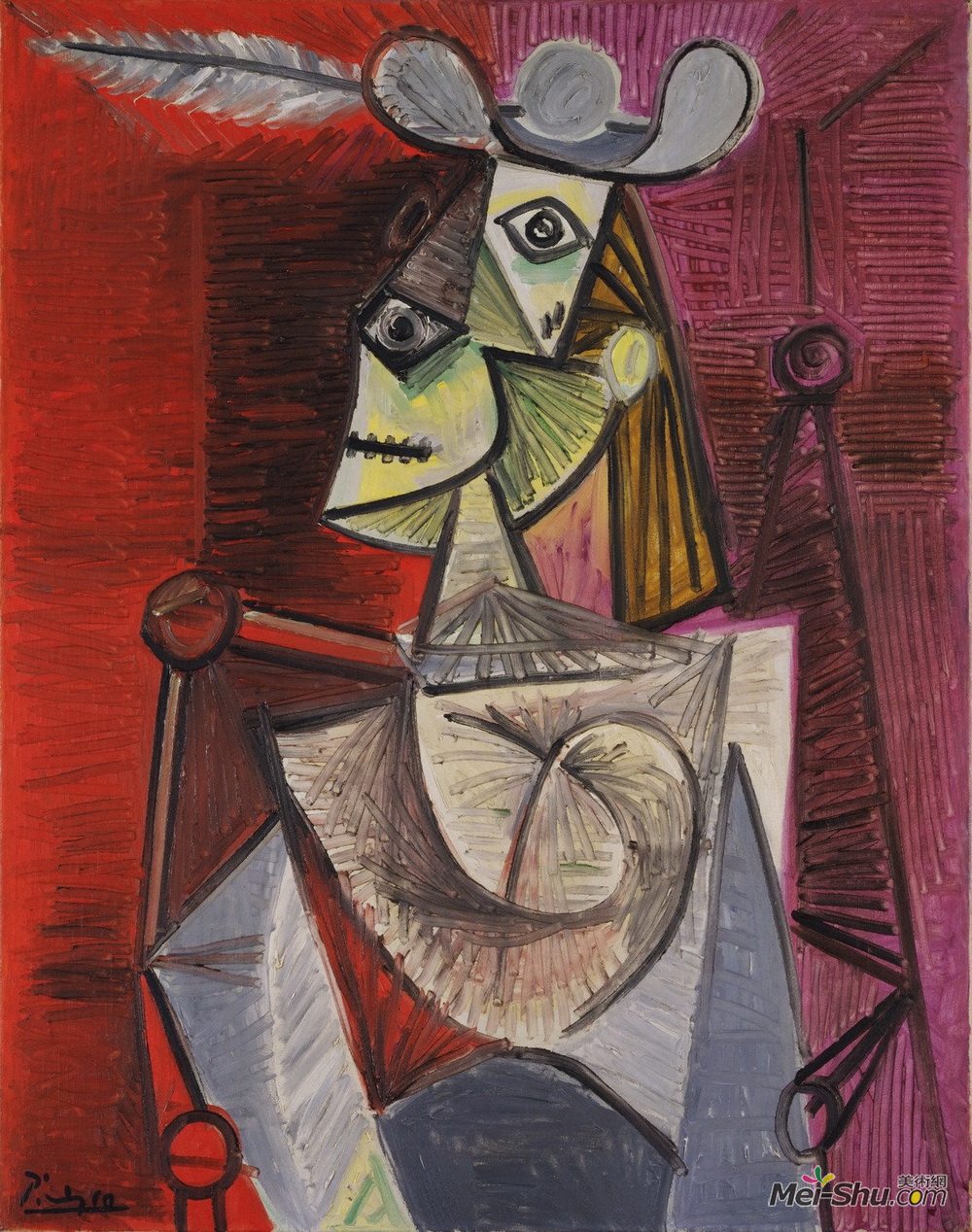 毕加索(pablo picasso)高清作品欣赏更多西班牙艺术家更多立体主义