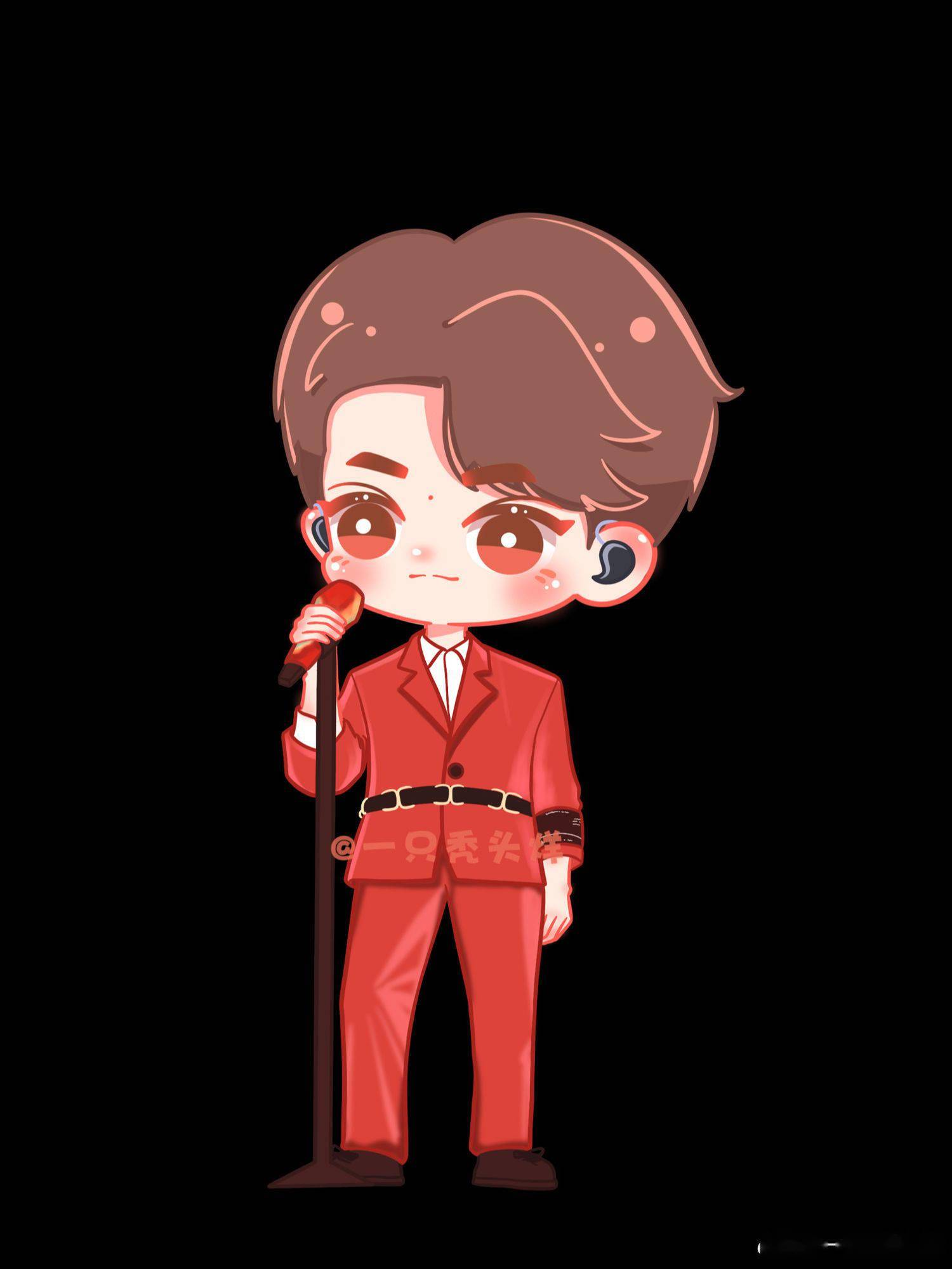 易烊千玺立麦卡通小合集,q版可爱带走想rua_手机搜狐网