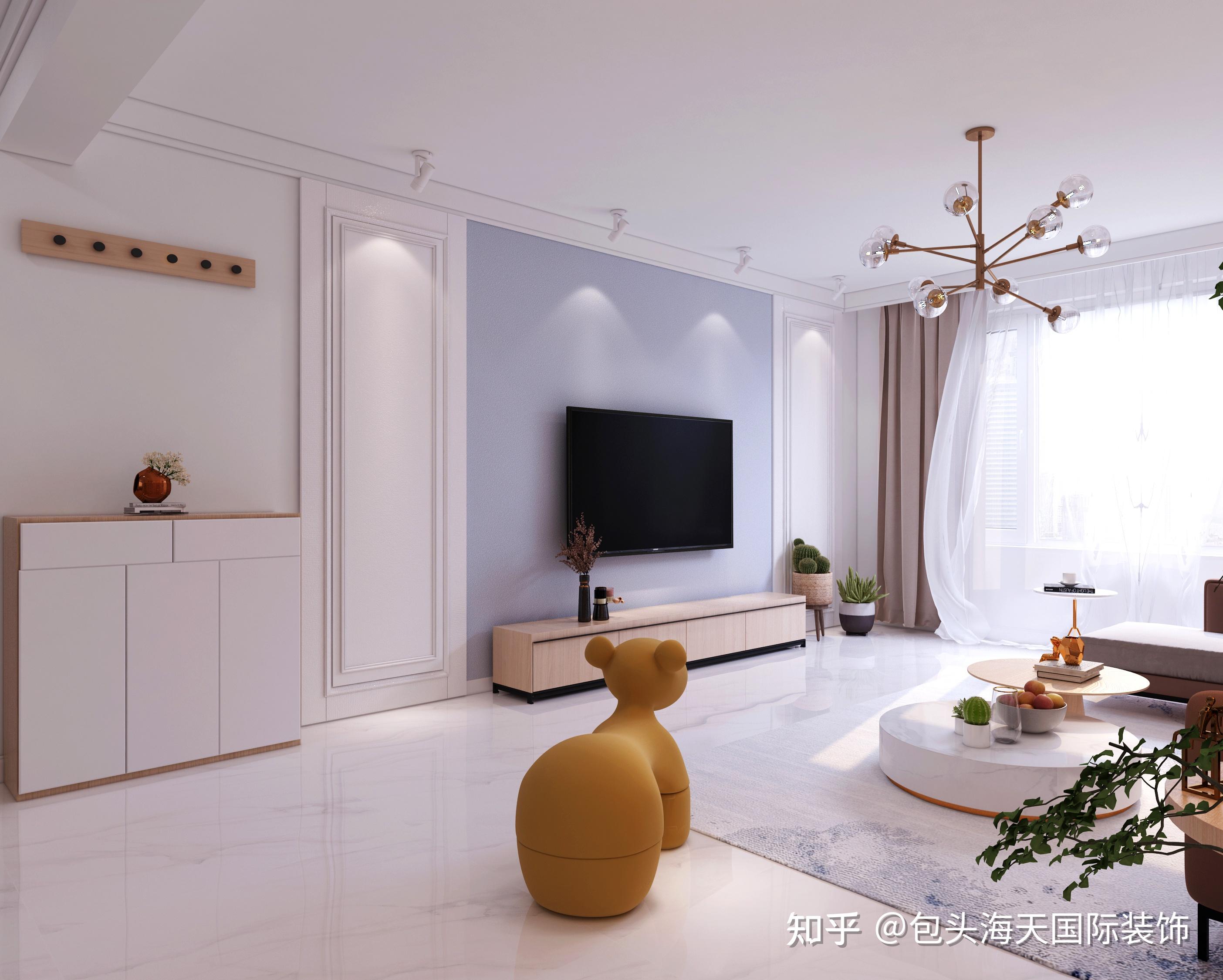 海天案例2021年流行的装修风格献给包头的业主