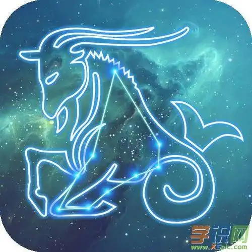 星座图片星空图摩羯