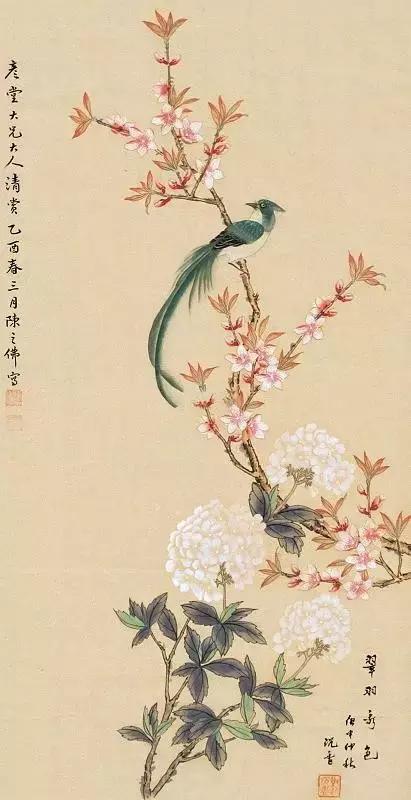中国画坛工笔花鸟画大师陈之佛的花鸟世界108幅