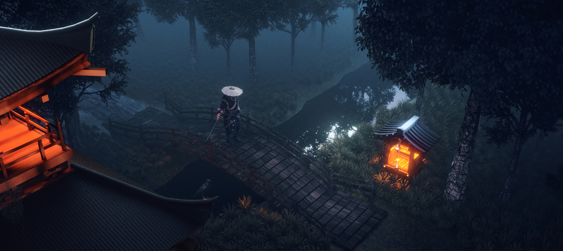 武侠风格图_极简主义007作品_场景/空间/建筑_cg模型网